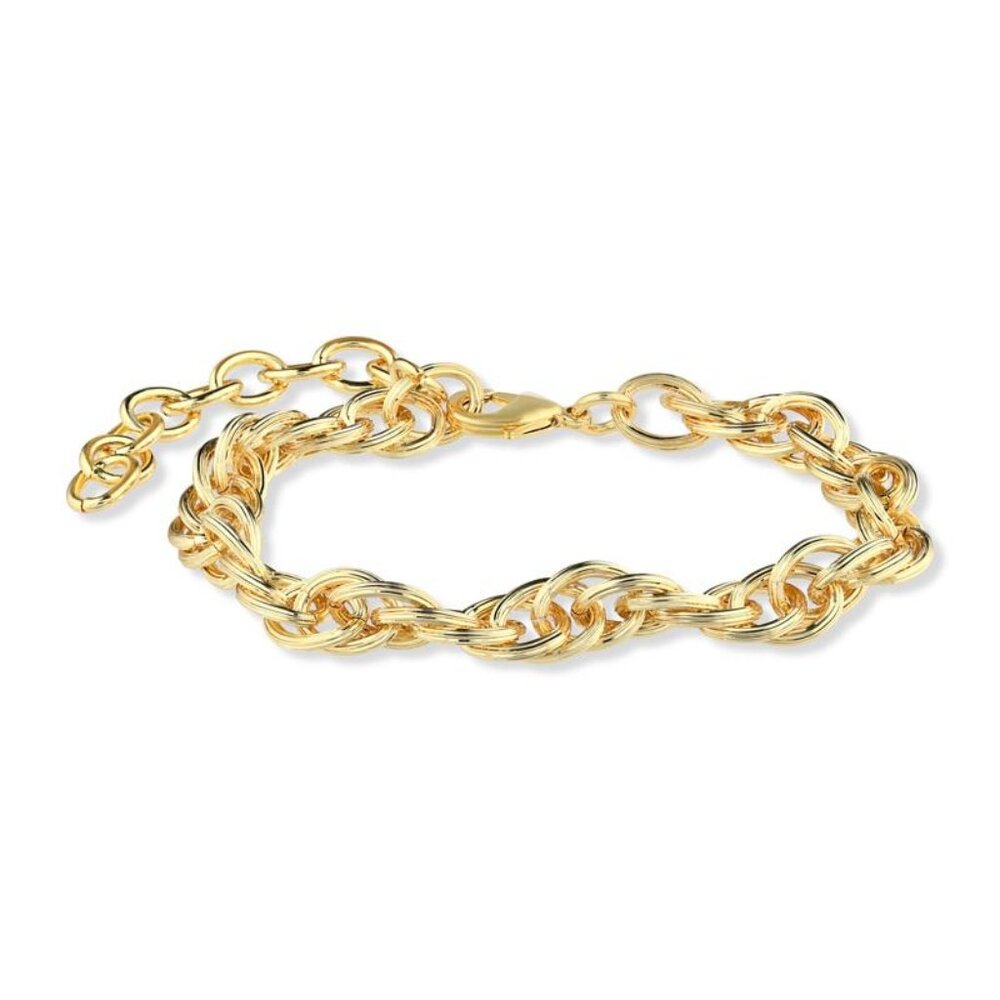 Stauer Hidden Treasure Gold Chain Bracelet